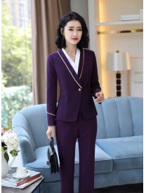 女式短款一?？畚餮b紫色